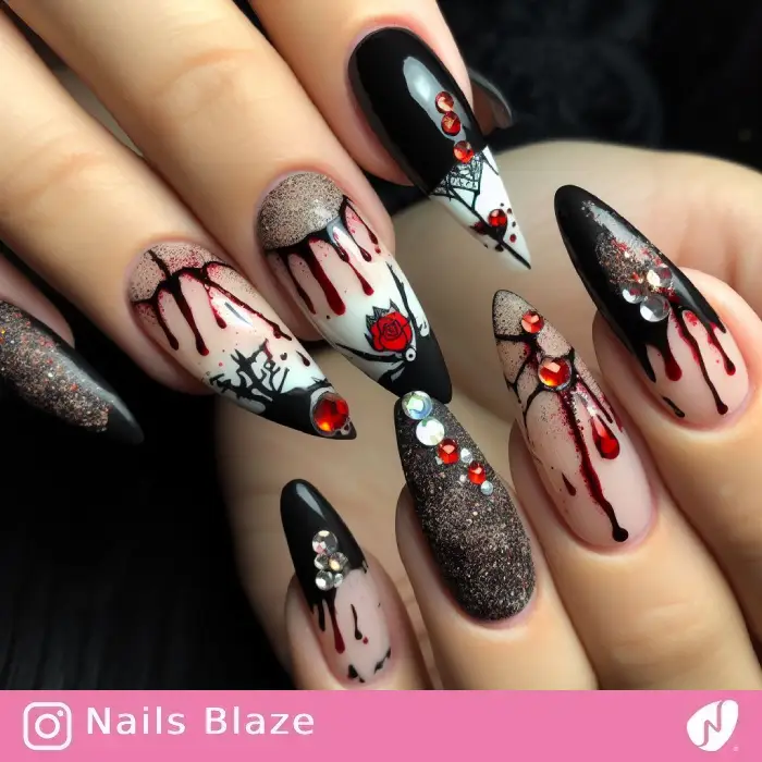 Blood Nails | Halloween - NB630