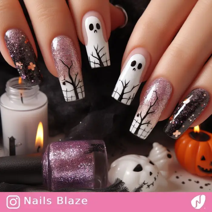 Ghost Nails | Halloween - NB635