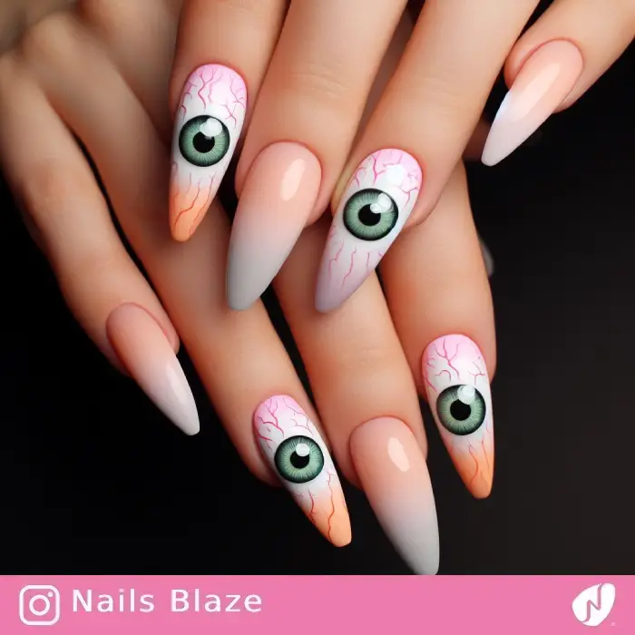 Eyeball Nails | Halloween - NB636
