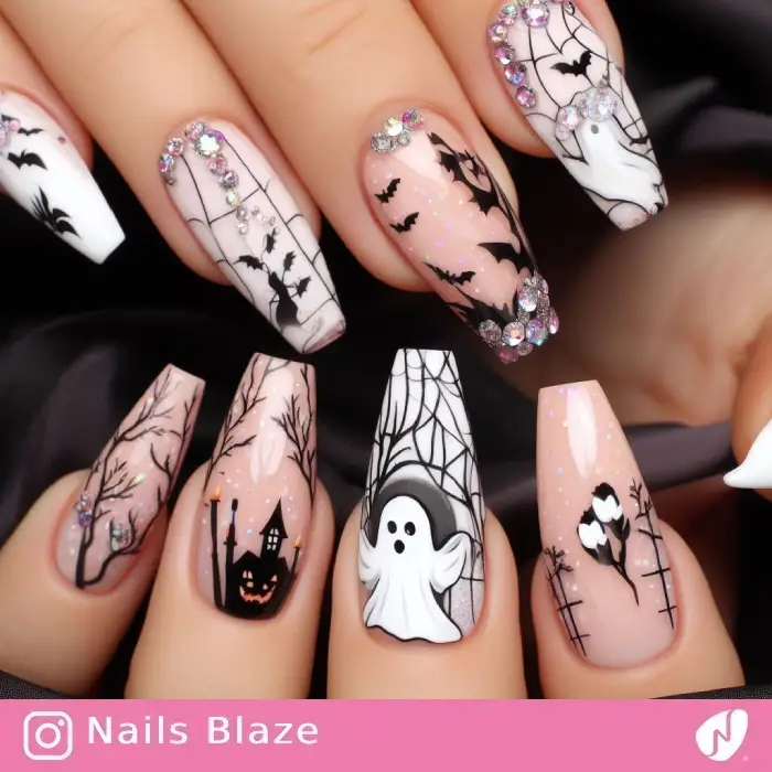 Ghost Nails | Halloween - NB638