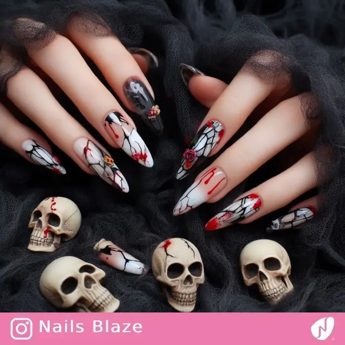 Blood Nails | Halloween - NB641