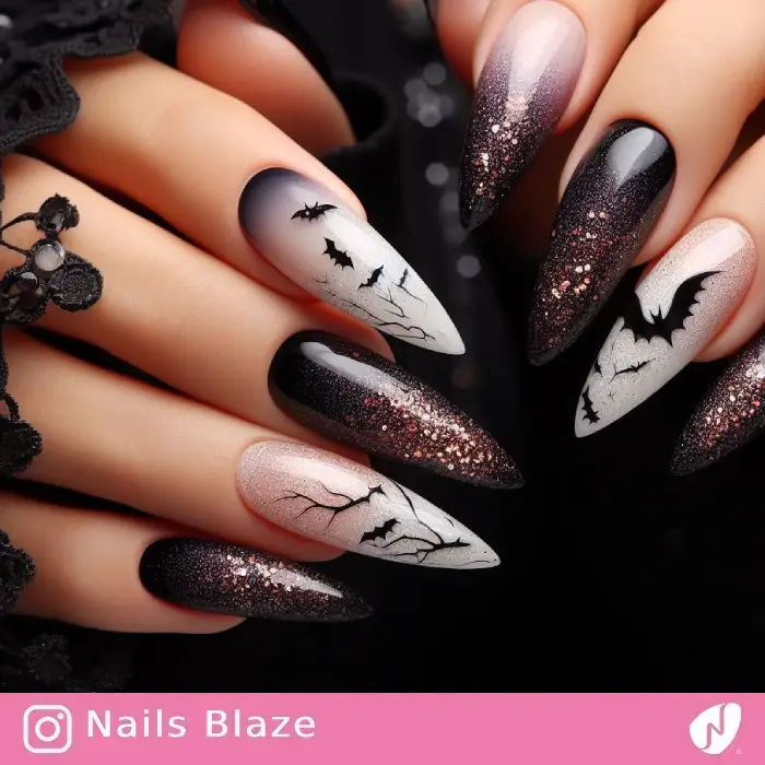 Bat Nails | Halloween - NB642