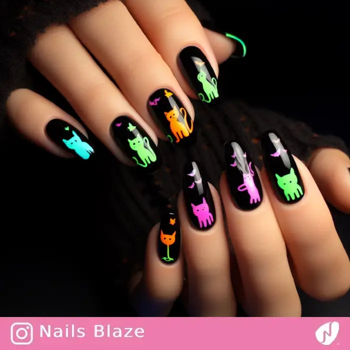 Cat Nails | Halloween - NB643