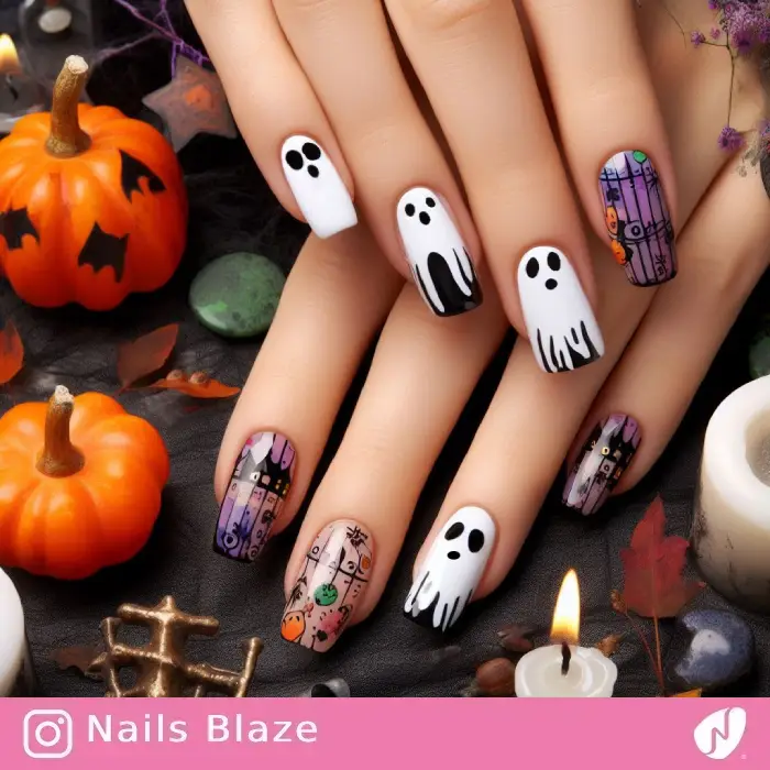 Ghost Nails | Halloween - NB645