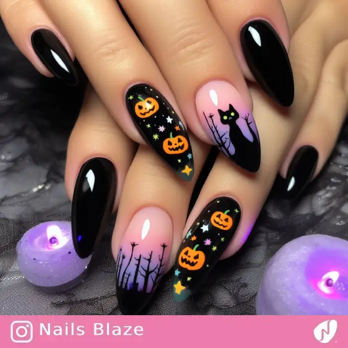 Pumpkin Nails | Halloween - NB648