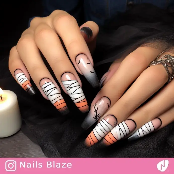 Mummy Nails | Halloween - NB653