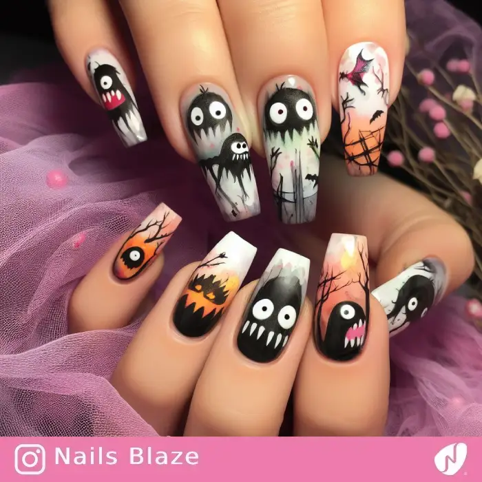 Monster Nails | Halloween - NB658