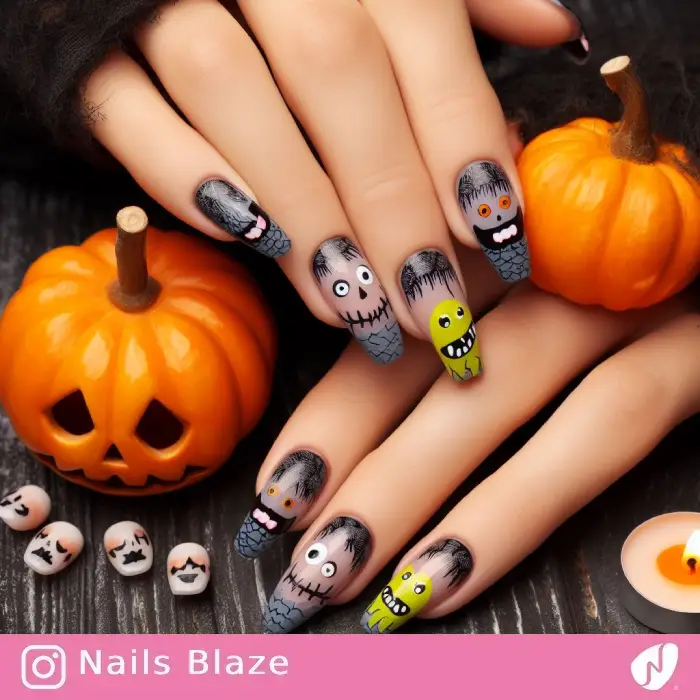 Monster Nails | Halloween - NB661