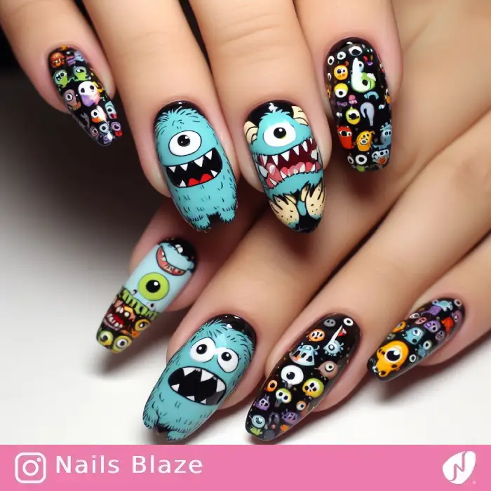 Monster Nails | Halloween - NB662