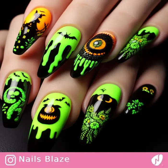 Monster Nails | Halloween - NB668
