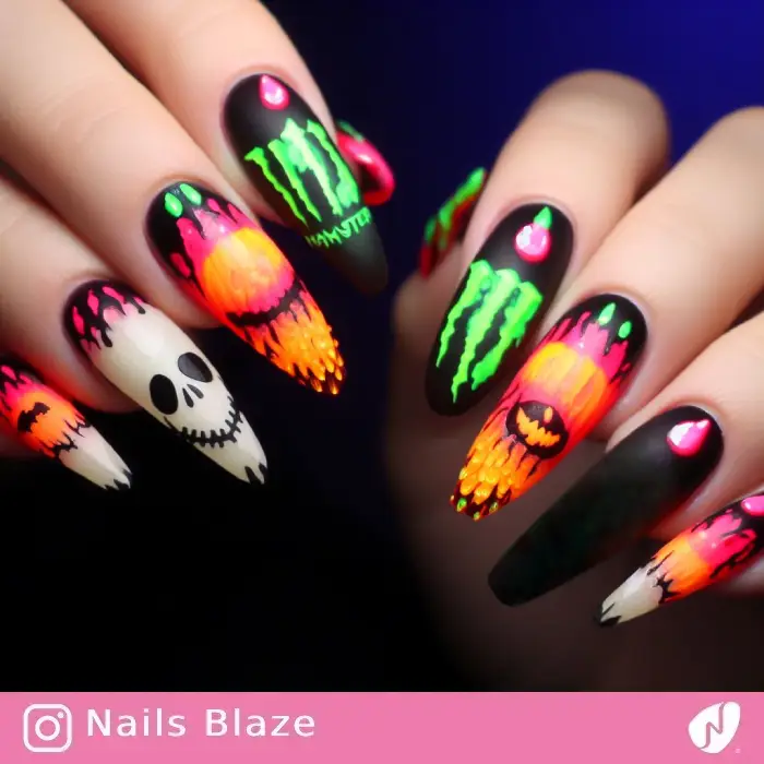 Monster Nails | Halloween - NB669