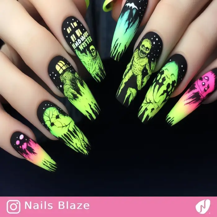 Monster Nails | Halloween - NB671