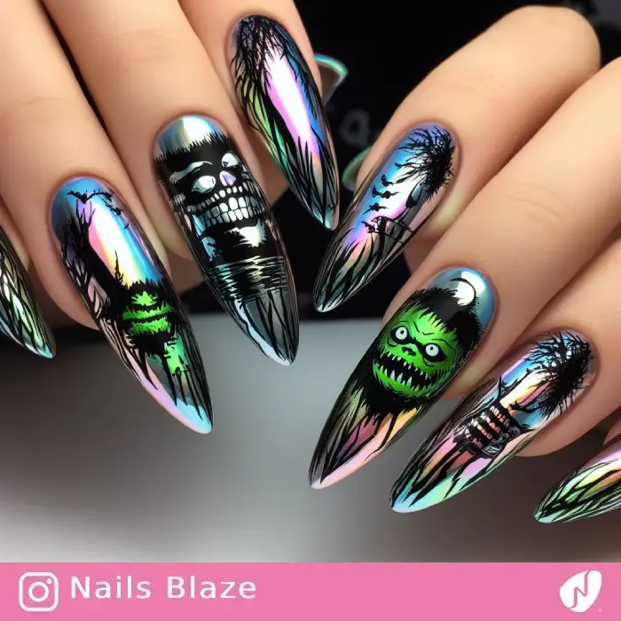 Monster Nails | Halloween - NB676