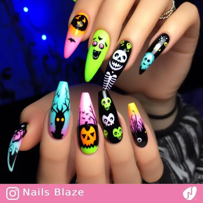 Monster Nails | Halloween - NB679