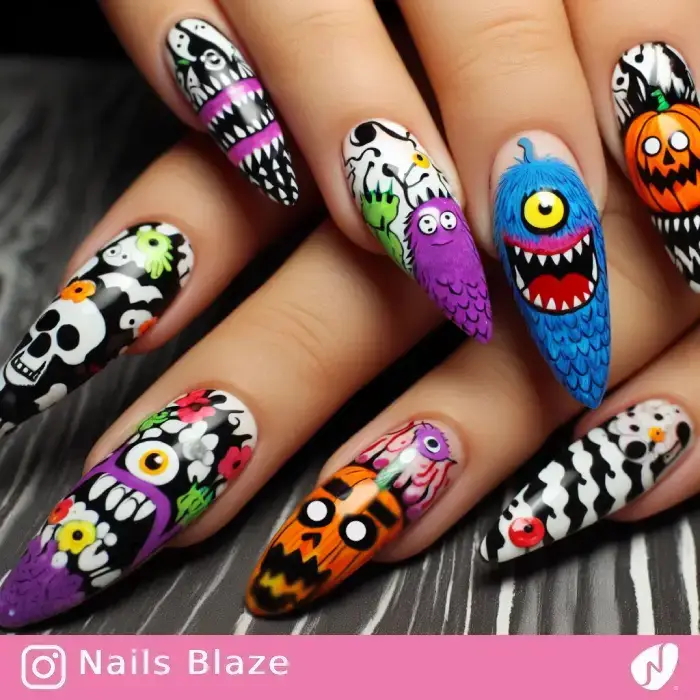 Monster Nails | Halloween - NB681