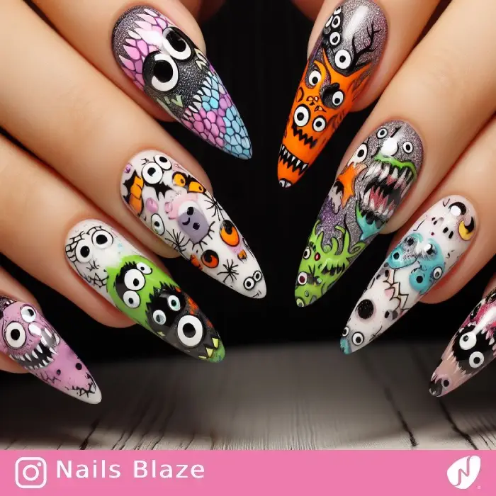 Monster Nails | Halloween - NB683