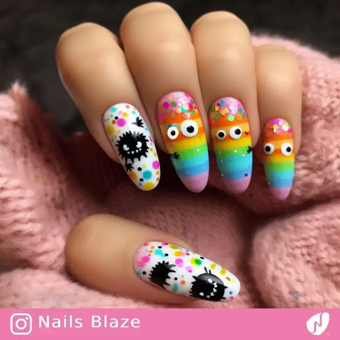 Monster Nails | Halloween - NB690