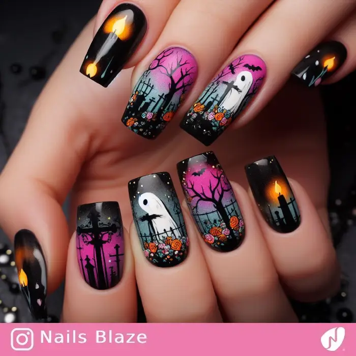 Ghost Nails | Halloween - NB694