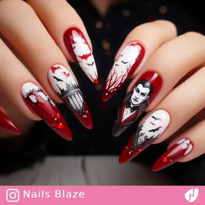 Dracula Nails | Halloween - NB709