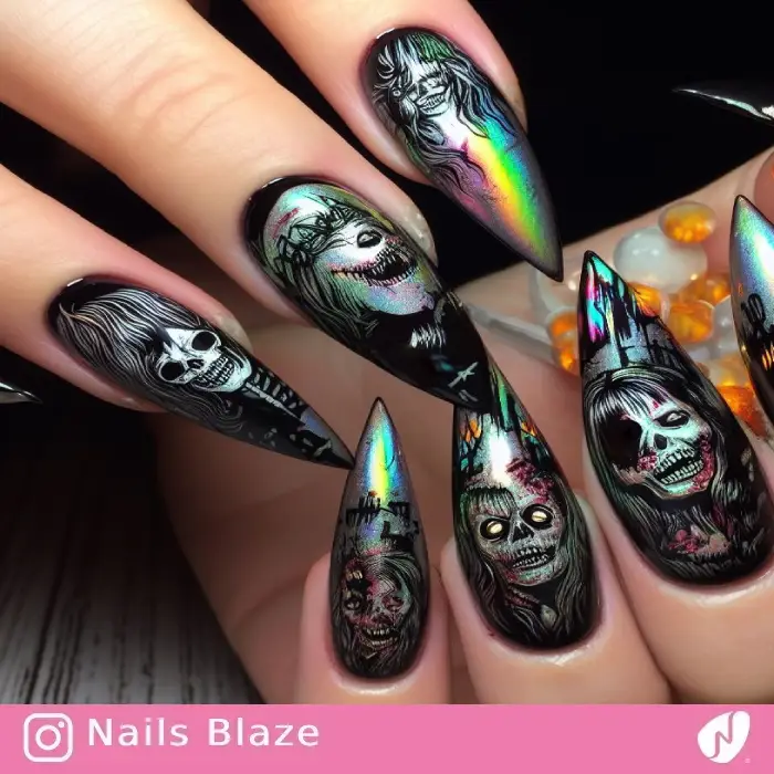 Zombie Nails | Halloween - NB724