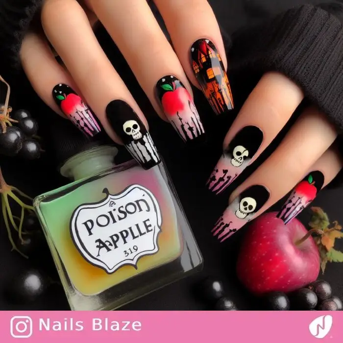 Poison Apple Nails | Halloween - NB734