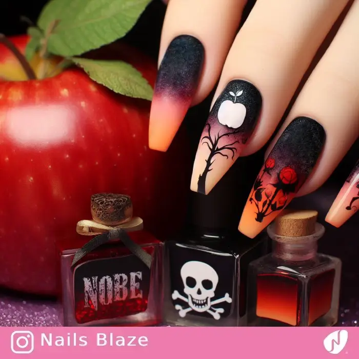Poison Apple Nails | Halloween - NB736