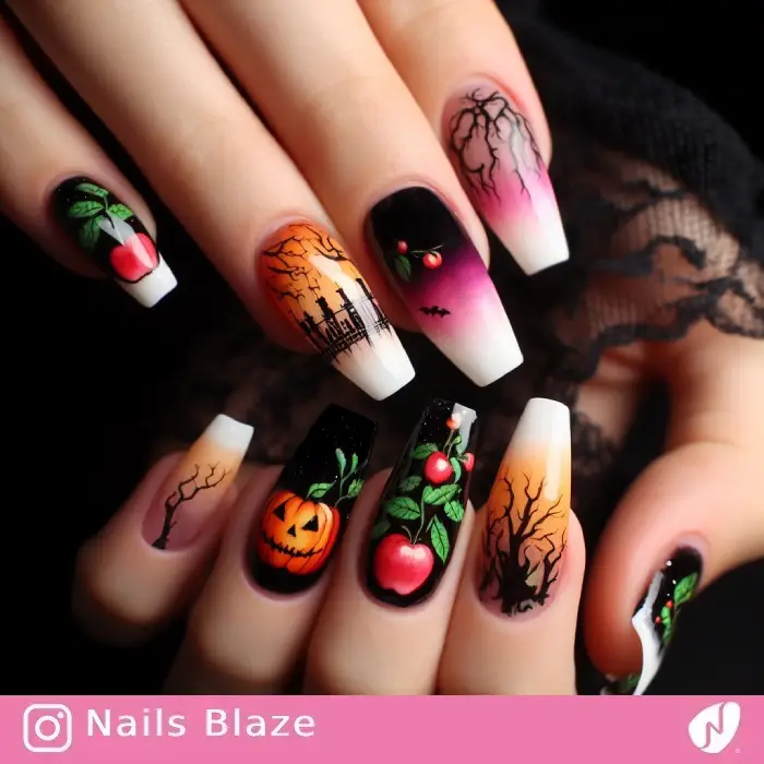 Poison Apple Nails | Halloween - NB737