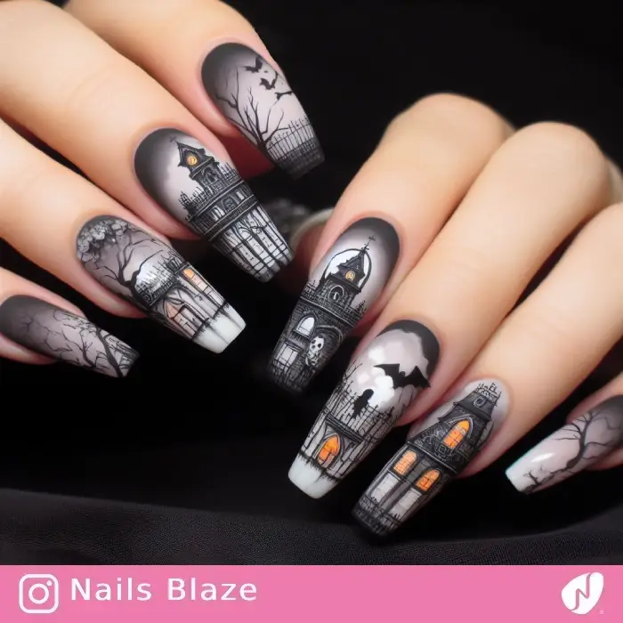 Haunted Mansion Nails| Halloween - NB788