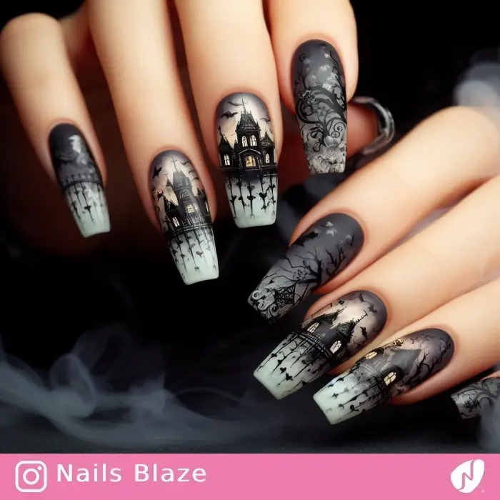 Haunted Mansion Nails| Halloween - NB789