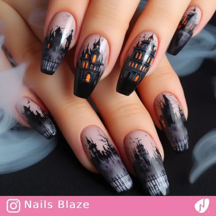 Haunted Mansion Nails| Halloween - NB790