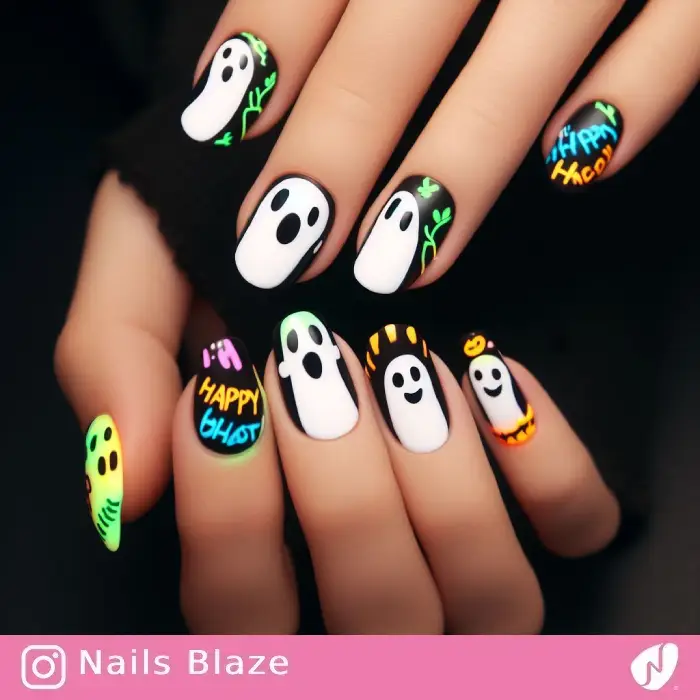 Ghost Nails | Halloween - NB792
