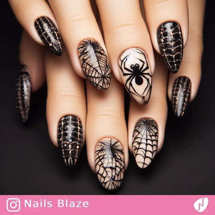 Spider Nails | Halloween - NB796