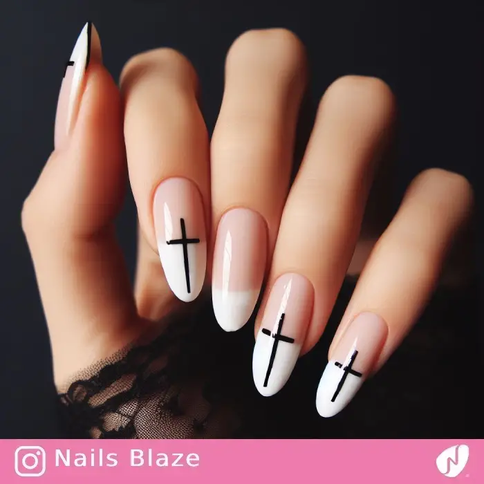 Cross Nails | Halloween - NB867