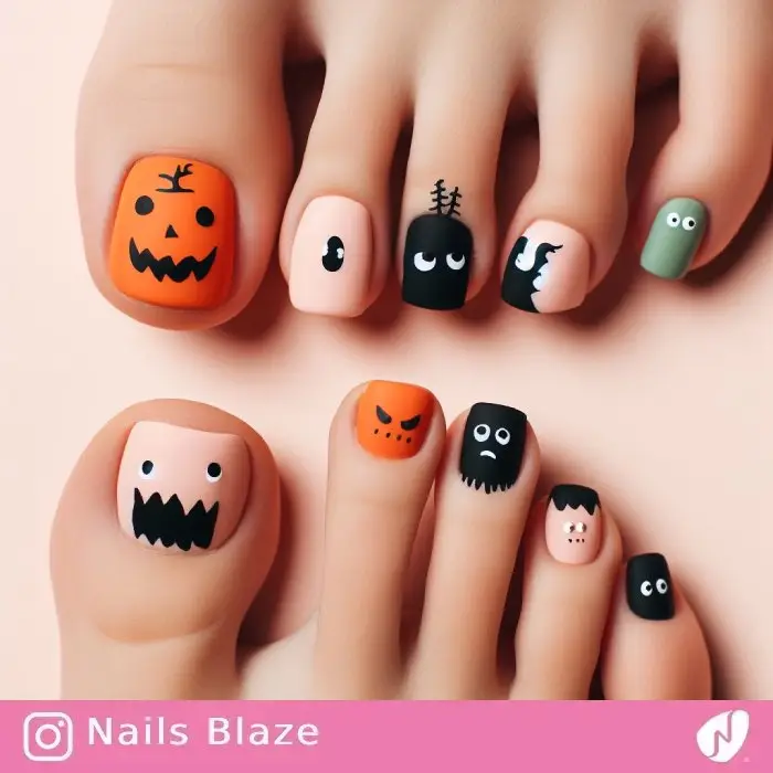 Monster Nails | Halloween - NB884