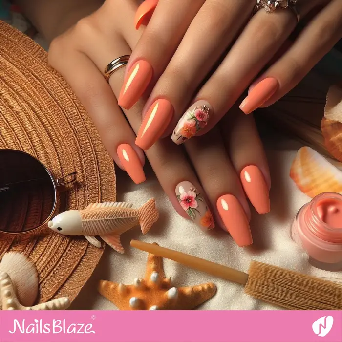 Classy Summer Nails | Holiday Nails - NB3788