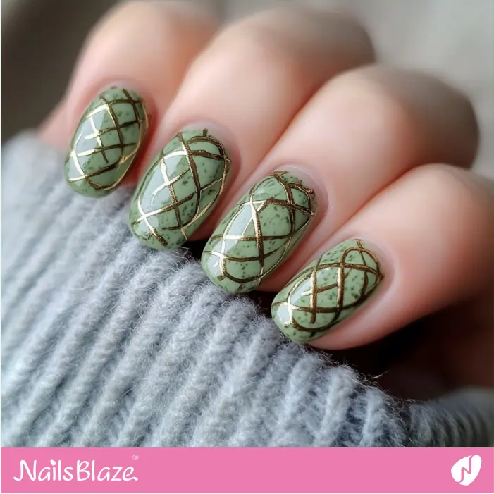 Gaelic Art Nails Design | St. Patrick's Day Nails- NB7744