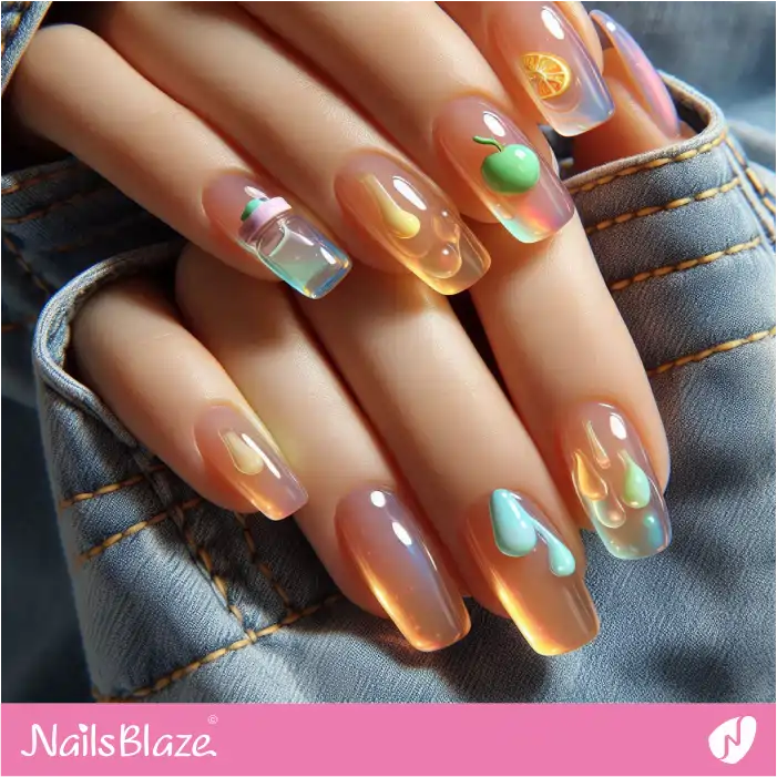 3D Jelly Nails Design | Jelly Nails - NB4384
