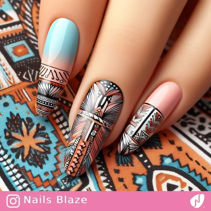 Ojibwe Nails | Tribal - NB829