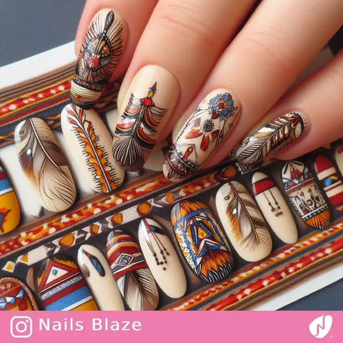 Ojibwe Nails | Tribal - NB850