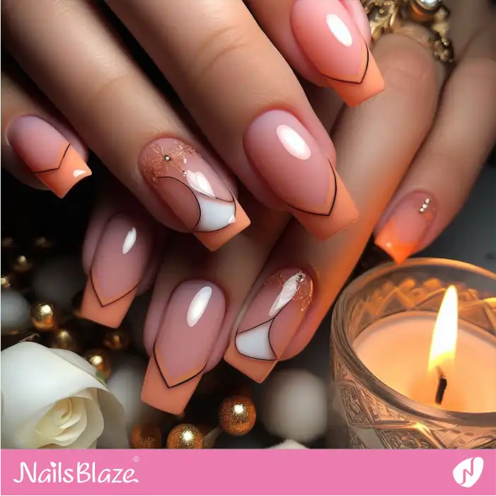 Fall 2025 Geometric Nail Aesthetics