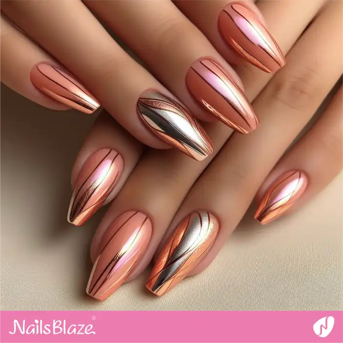 GLAM Pink Chrome | Ready To Wear Nail Tips | Glam Nails