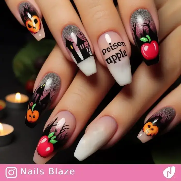 Poison Apple Nails | Halloween - NB741