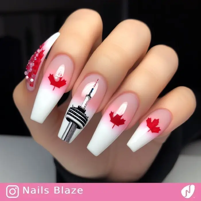 Toronto CN Tower Nails | Travel and Tourism - NB935