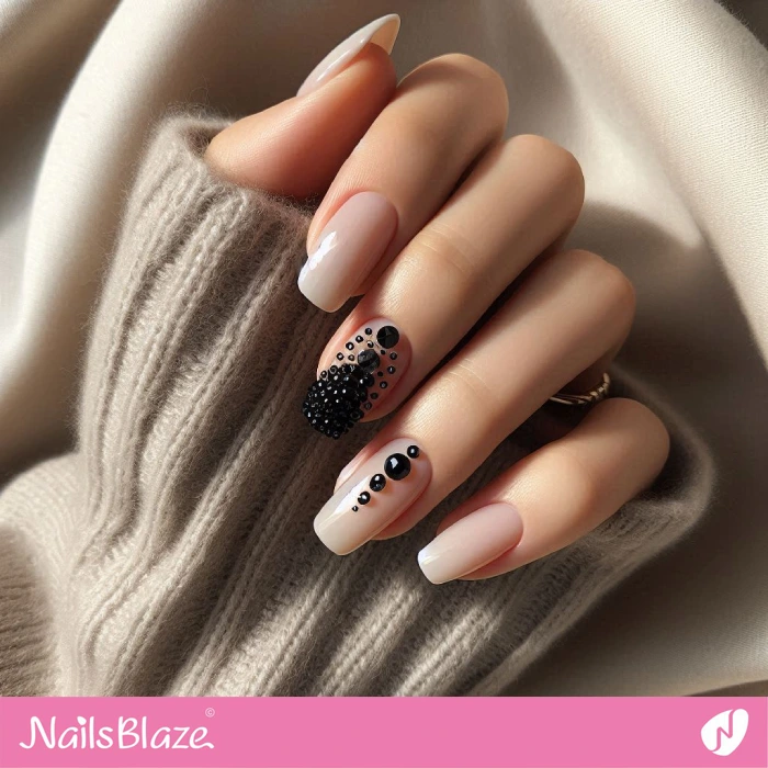 Full Rhinestone Design for Accent Nail | Embellished Nails - NB4928