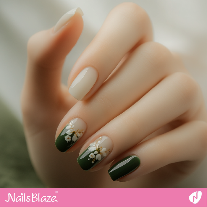 Classy Floral Nails Design for Sprring | Spring Flower Nails- NB7915