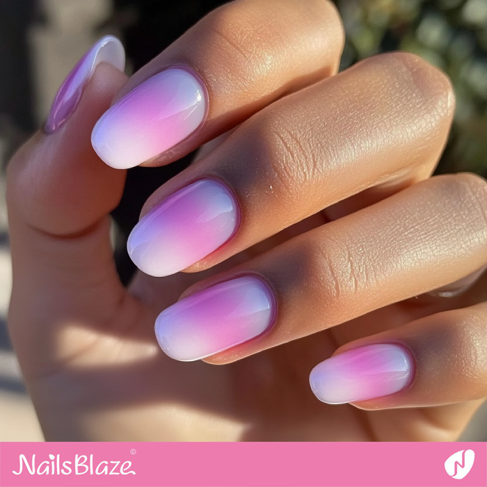 Aura Design for Squoval Pastel Nails | Spring Pastel Nails- NB7913