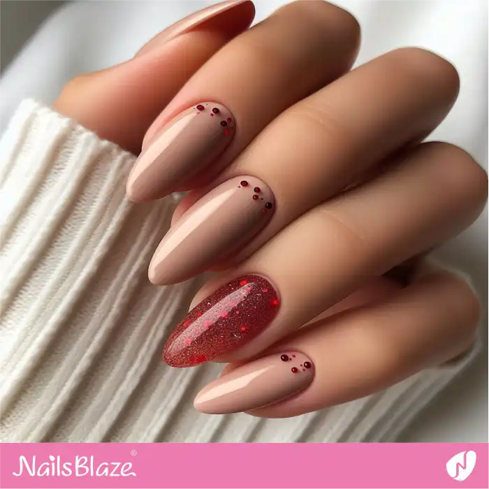 Summer Classy Nails with Glitter Design | Summer Nails - NB5220