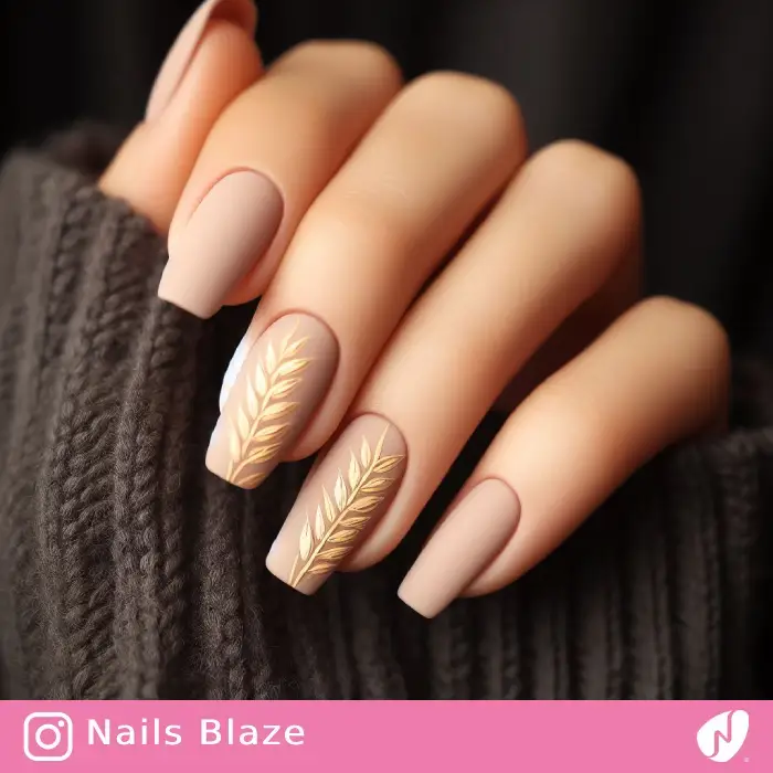 Wheat Nails| Thanksgiving | Holiday- NB1034