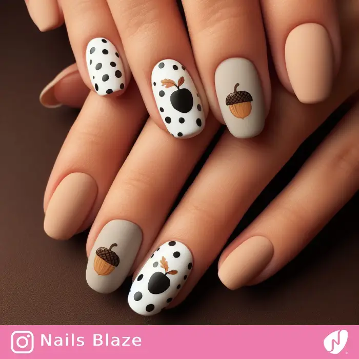 Acorn Nails | Thanksgiving | Holiday- NB1049