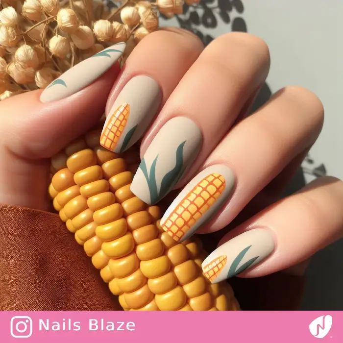 Corn Nails | Thanksgiving | Holiday- NB1075
